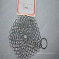 1.2mm stainless steel chainmail scrubber/stainless steel scourer/metal chainmail mesh